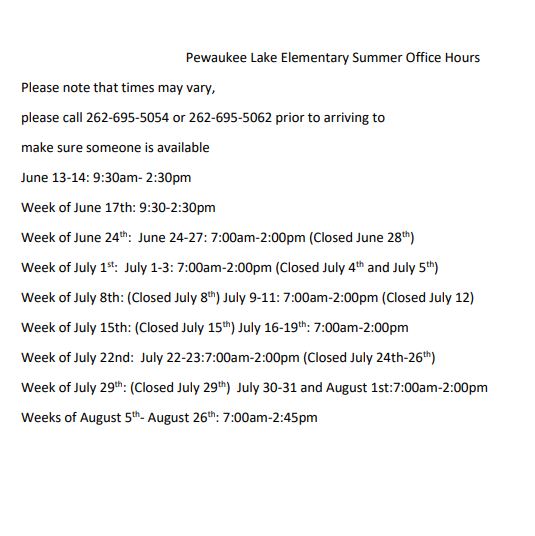Pewaukee Lake Elementary / Homepage
